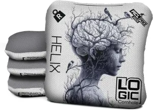 | Helix Series 4/7 Speed | ACL Pro Certified Cornhole Bags | Premium Quality | Stick & Slick Sides Weather Resistant | Set of 4 Bags