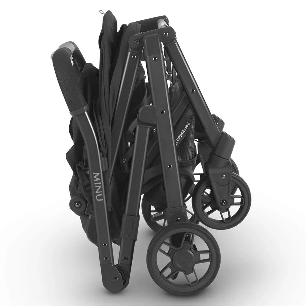 - Leather) Melange/Carbon/Black MINU (Black Jake Big-value deals High-end design Stroller