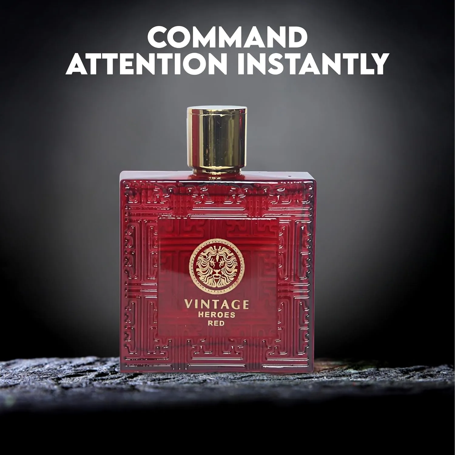 1 Billion&Vintage Heroes Red Combo Men's Cologne- Eau De Toilette Spray Perfume, Fragrance For Men- Daywear, Casual Daily Cologne Set 3.4 Oz Bottle- Ideal EDT Beauty Gift for Birthday, Anniversary