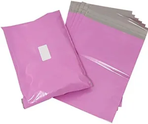 19 x 29-Inch Plastic Mailing Postal Bag - Pink (Pack of 250)
