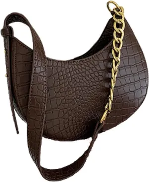 1pcs Shoulder Bag Retro Classic Purse Clutch Shoulder Tote Hand Bag with Zipper Closure for Women (coffee)
