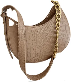 1pcs Shoulder Bag Retro Classic Purse Clutch Shoulder Tote Hand Bag with Zipper Closure for Women (coffee)