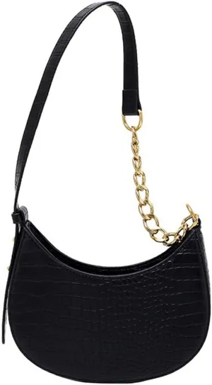 1pcs Shoulder Bag Retro Classic Purse Clutch Shoulder Tote Hand Bag with Zipper Closure for Women