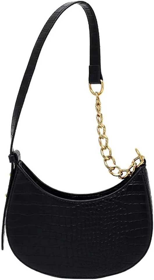 1pcs Shoulder Bag Retro Classic Purse Clutch Shoulder Tote Hand Bag with Zipper Closure for Women