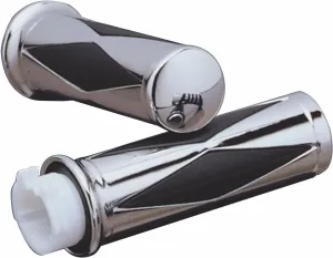 1" Hand Grips Handle Bar Grips Fit for Harley Touring Road King Electra Glide Dyna Super Glide Sportster Softail 2008-Up with Throttle by Wire