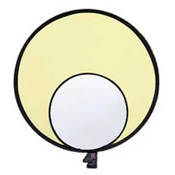 32" Collapsible Reflector - Soft Gold / White