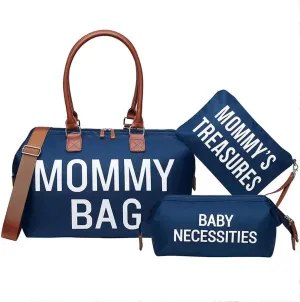3pcs/set Mom Bag Large Capacity Tote Diaper Bag Handbag Baby Nappy Bag Maternity Bags