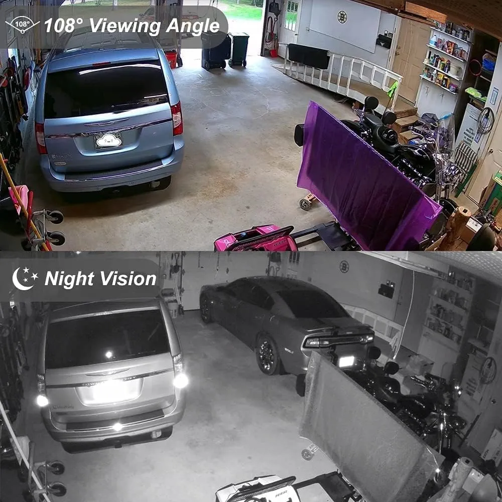 4MP PoE IP Bullet Outdoor Camera, 2.8mm Wide Angle, H.265, IP66 Weatherproof, ONLY Compatible with Hik Vision, Uniview NVR