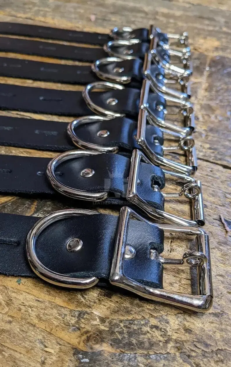 7 Piece Lockable Bondage Belt Set