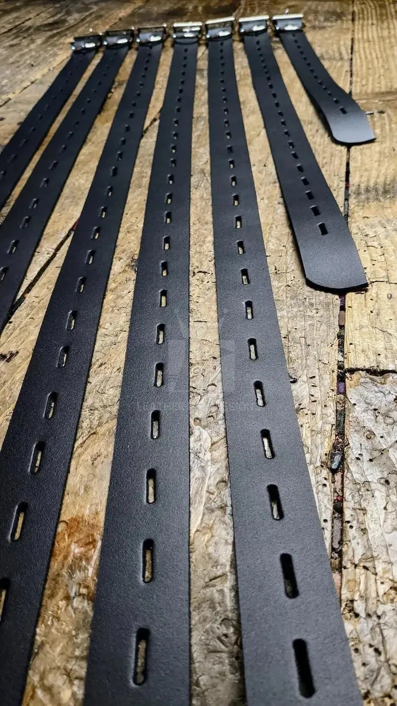 7 Piece Lockable Bondage Belt Set