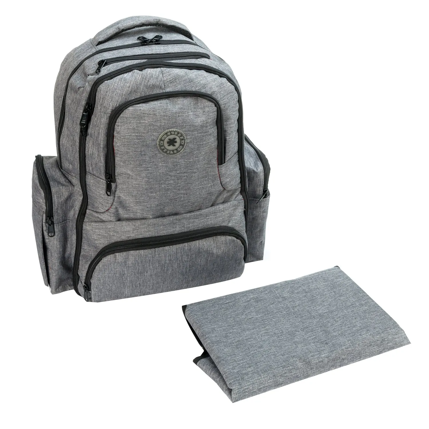 8 PACKS | $31.24 PER PACK ||    Wholesale Case Lot: 8 pcs Diaper Tote Baby Nappy Messenger Bag Travel Purse For Mom & Dad w/Stroller Straps & Changing Pad