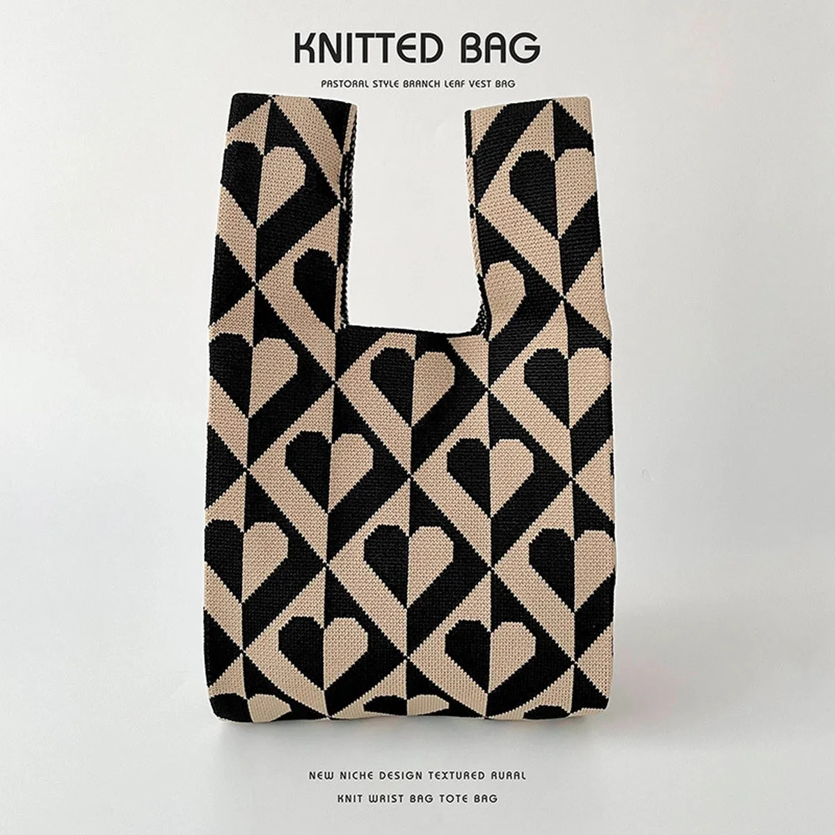 ACCITY Knitted Mini Clutch Bag