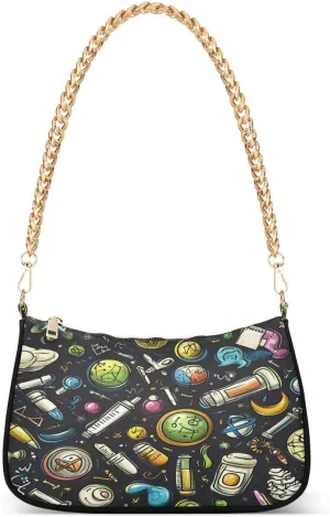 ALAZA Astronomy Black Women's Handbags Tote Crossbody Bag Purse Ladies Shoulder Bag Hobo Handbag