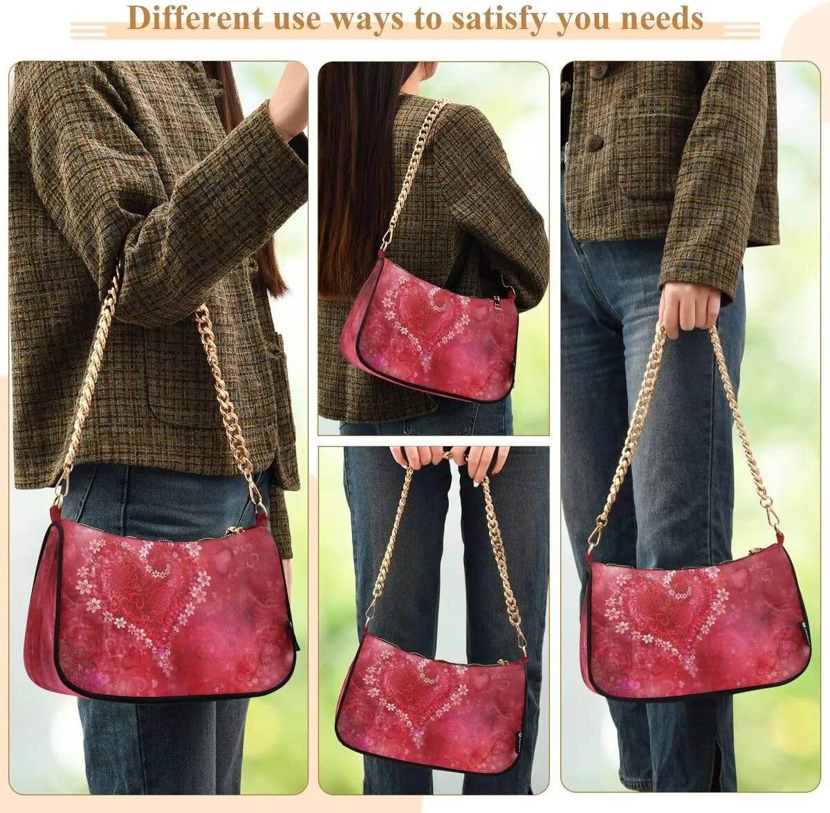 ALAZA Women's Handbags Tote Crossbody Bag Purse Ladies Shoulder Bag Hobo Handbag