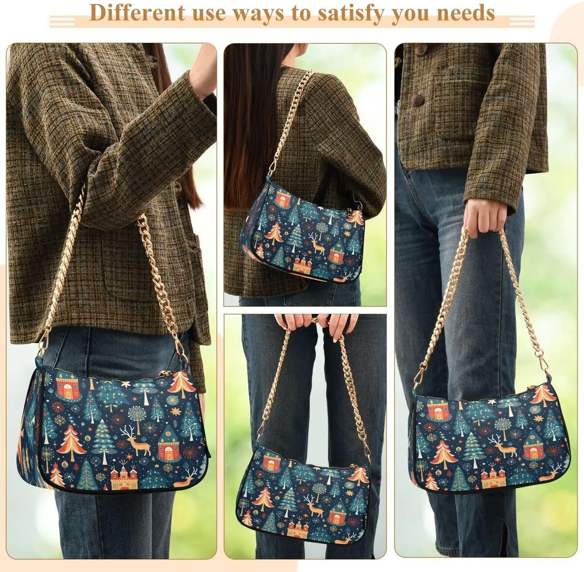 ALAZA Women's Handbags Tote Crossbody Bag Purse Ladies Shoulder Bag Hobo Handbag