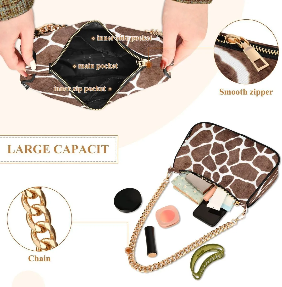 ALAZA Women's Handbags Tote Crossbody Bag Purse Ladies Shoulder Bag Hobo Handbag