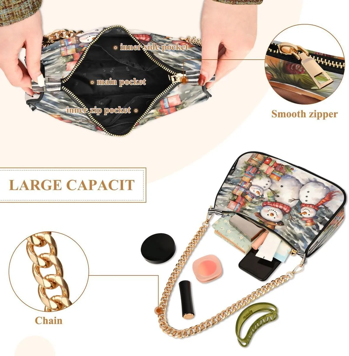 ALAZA Women's Handbags Tote Crossbody Bag Purse Ladies Shoulder Bag Hobo Handbag
