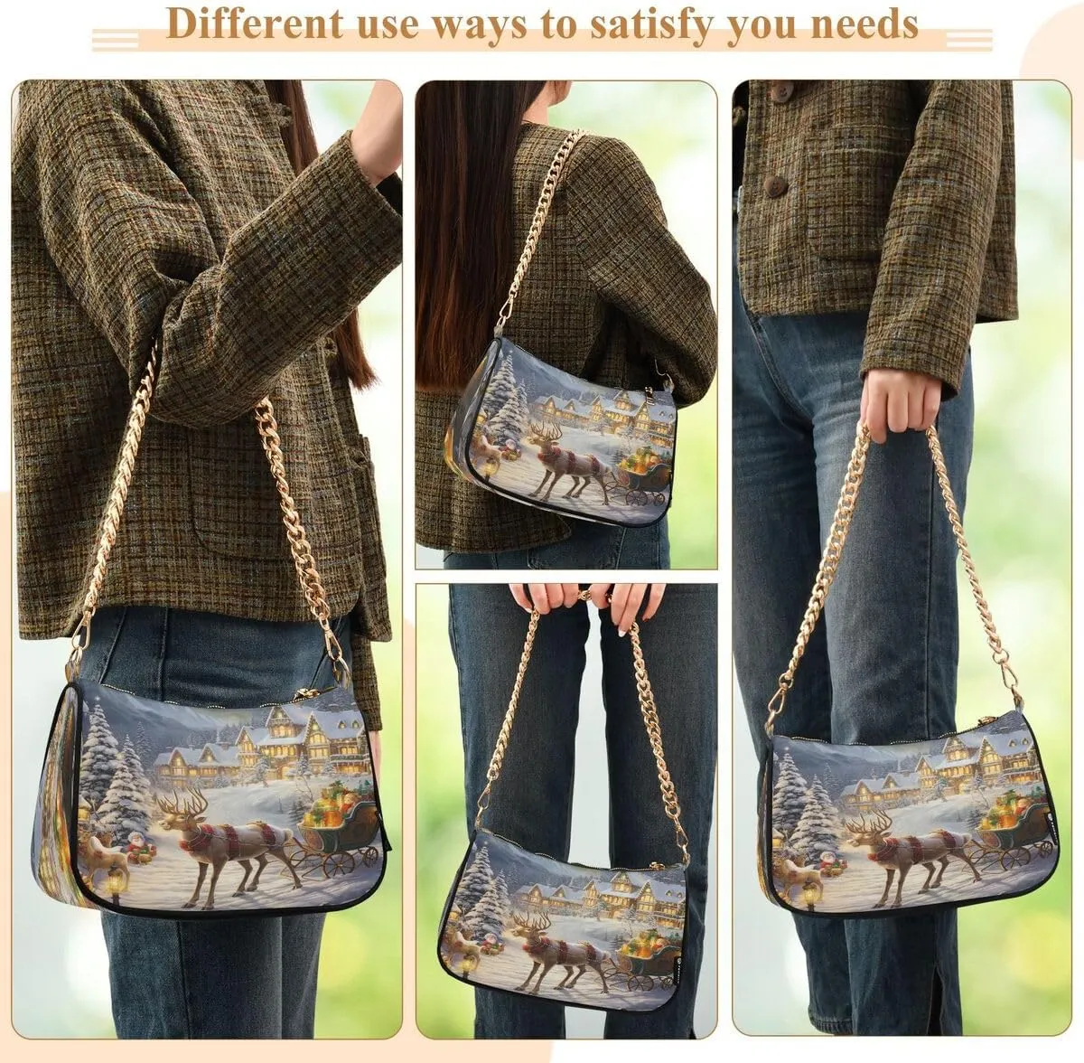 ALAZA Women's Handbags Tote Crossbody Bag Purse Ladies Shoulder Bag Hobo Handbag