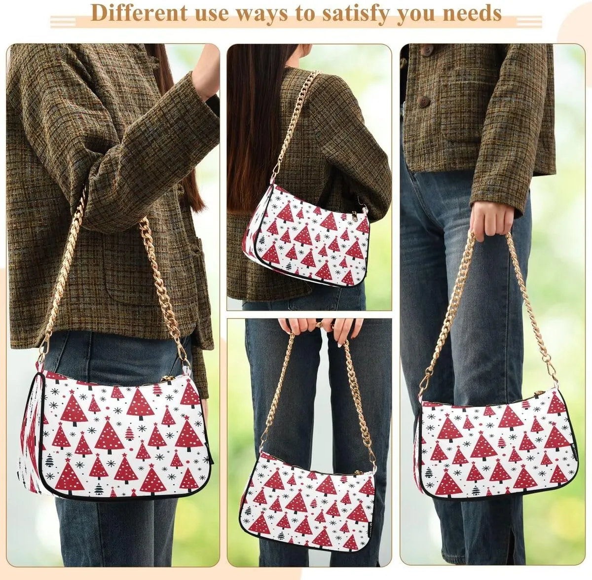 ALAZA Women's Handbags Tote Crossbody Bag Purse Ladies Shoulder Bag Hobo Handbag