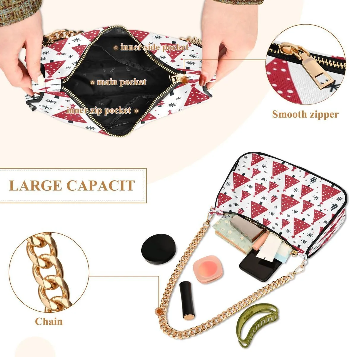 ALAZA Women's Handbags Tote Crossbody Bag Purse Ladies Shoulder Bag Hobo Handbag