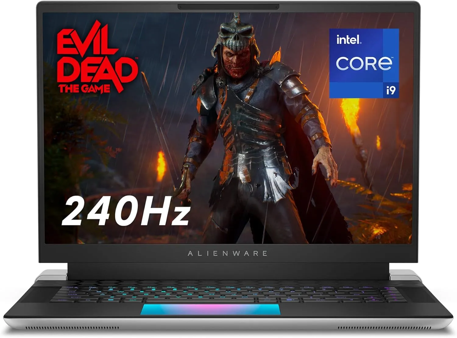 Alienware X16 R1 Gaming Laptop - 16-inch QHD  240Hz Display, Intel Core i9-13900HK, 32GB LPDDR5 RAM, 1TB SSD, NVIDIA GeForce RTX 4080 12GB GDDR6, Windows 11 Home - Lunar Silver