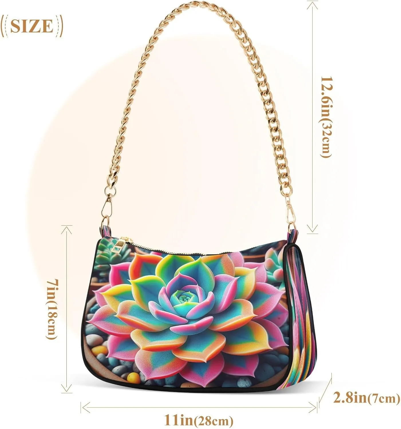 Almond Blossom Starry Night Small Shoulder Bag for Women, Purses for Women Trendy