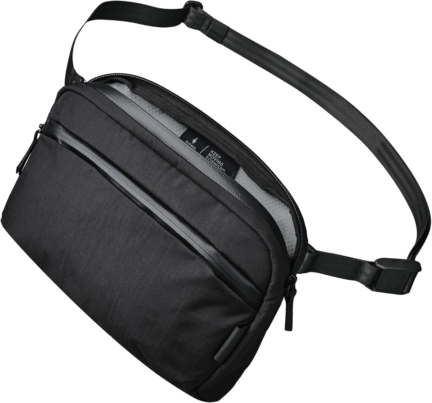 ALPAKA Flight Sling 2L-Crossbody Sling Bag For Men Travel Lightweight,Portable, Packable,with Quick Release Shoulder Strap