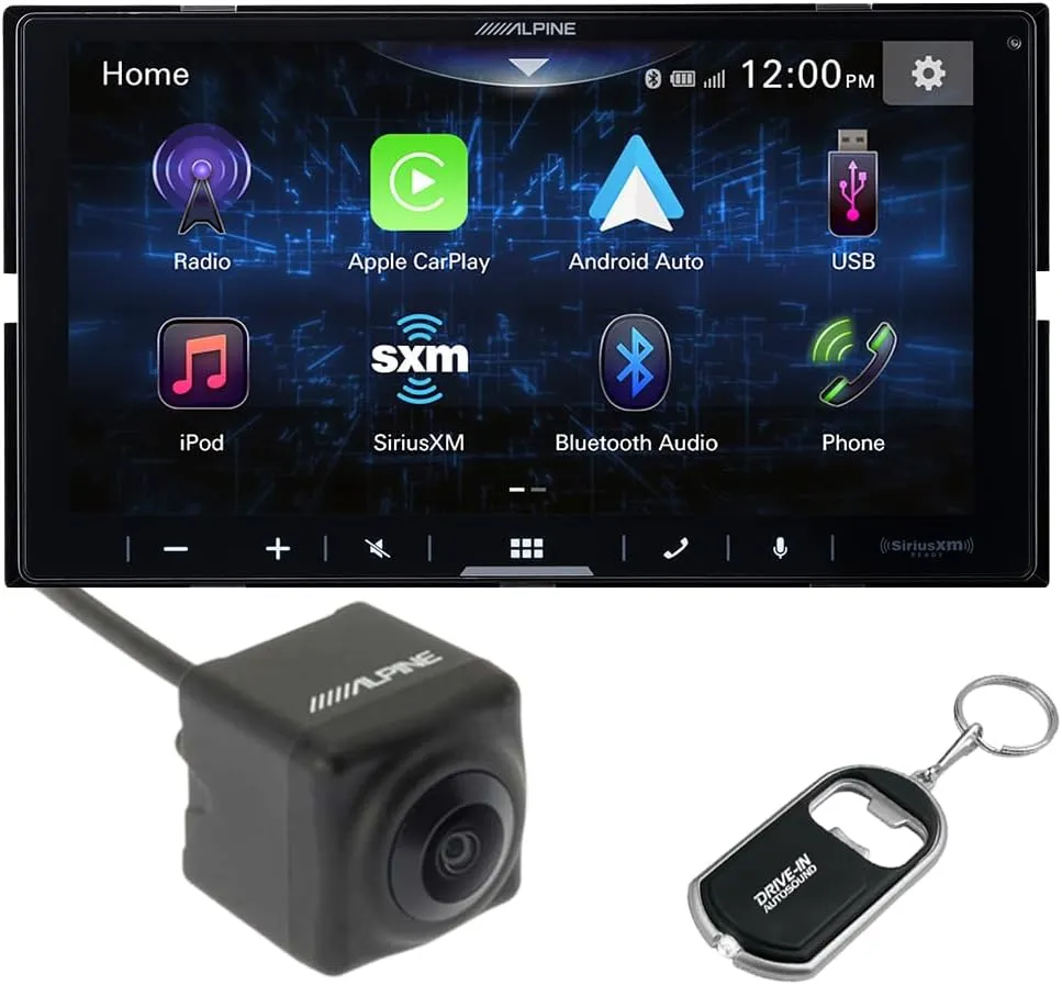 Alpine iLX-W670 7” Shallow-Chassis Digital Multimedia Receiver with HCE-C1100 Backup Camera