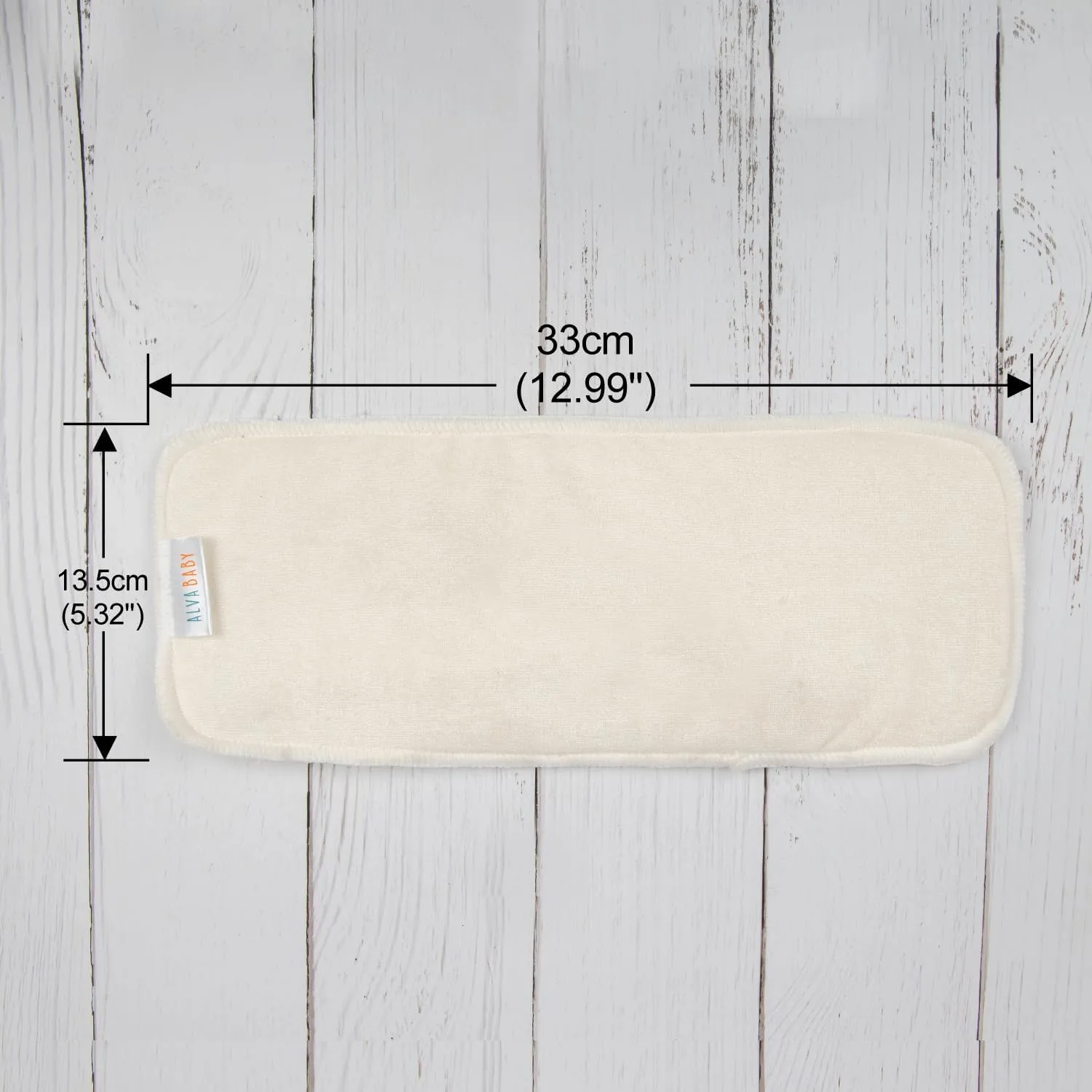 ALVABABY 12PCS Cloth Diaper Inserts - 4-Layer Super Soft Inserts for Diapers and Covers
