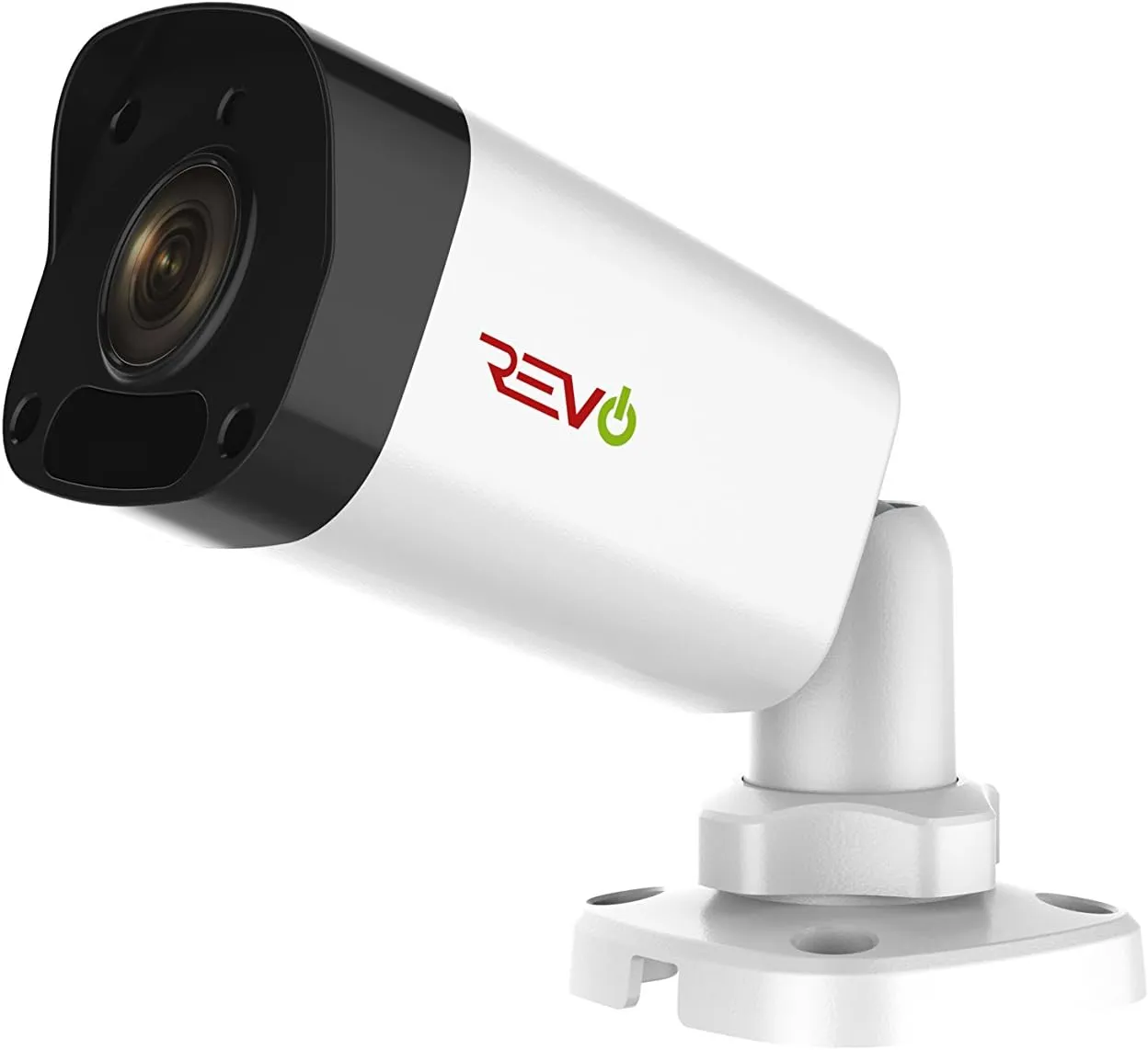 America Ultra HD 4MP IP Bullet Camera Indoor/Outdoor - 100' Night Vision, IP66 Weatherproof, 3DNR, Smart IR, ONVIF Compliant, White