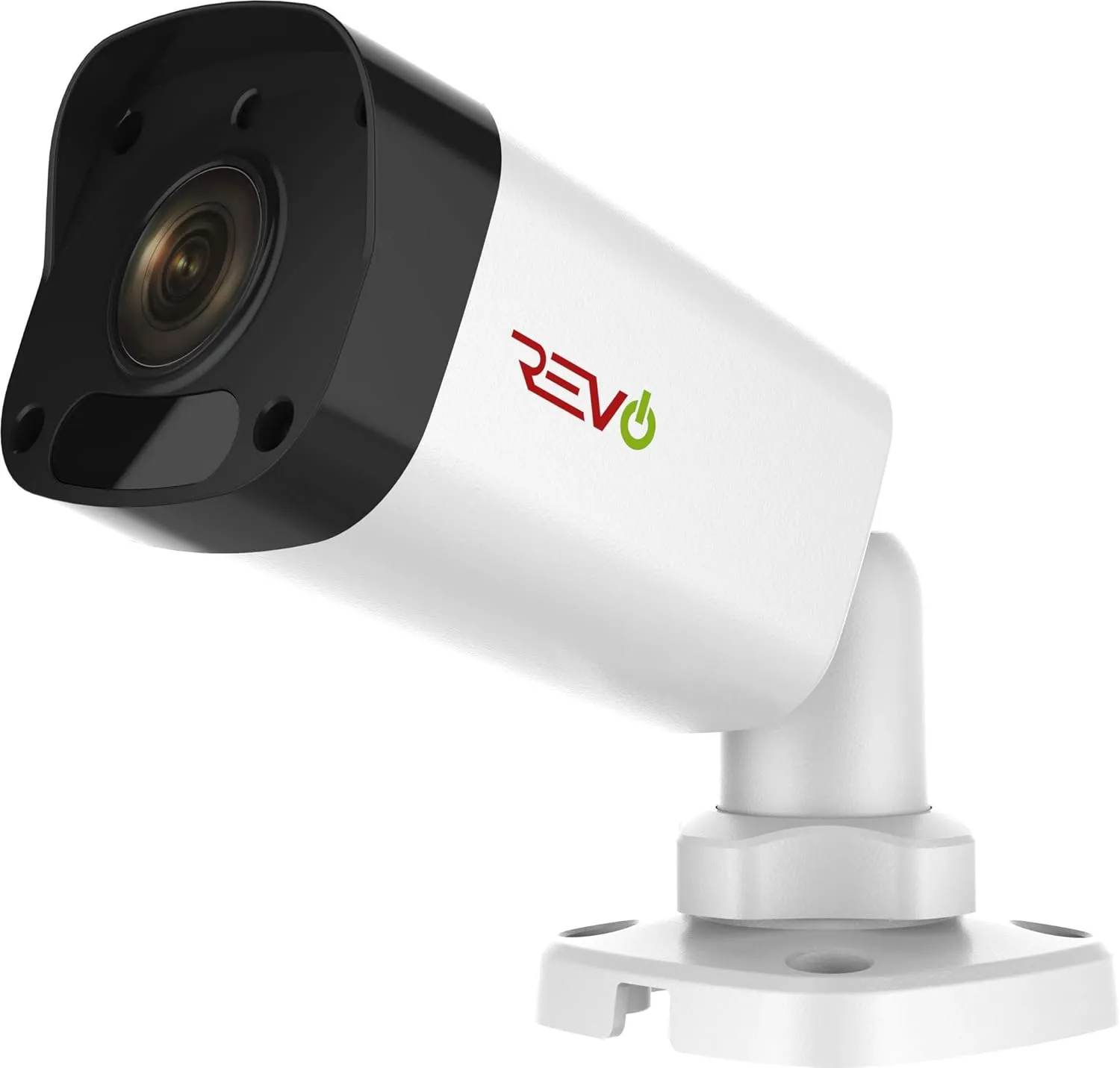 America Ultra HD 4MP IP Bullet Camera Indoor/Outdoor - 100' Night Vision, IP66 Weatherproof, 3DNR, Smart IR, ONVIF Compliant, White
