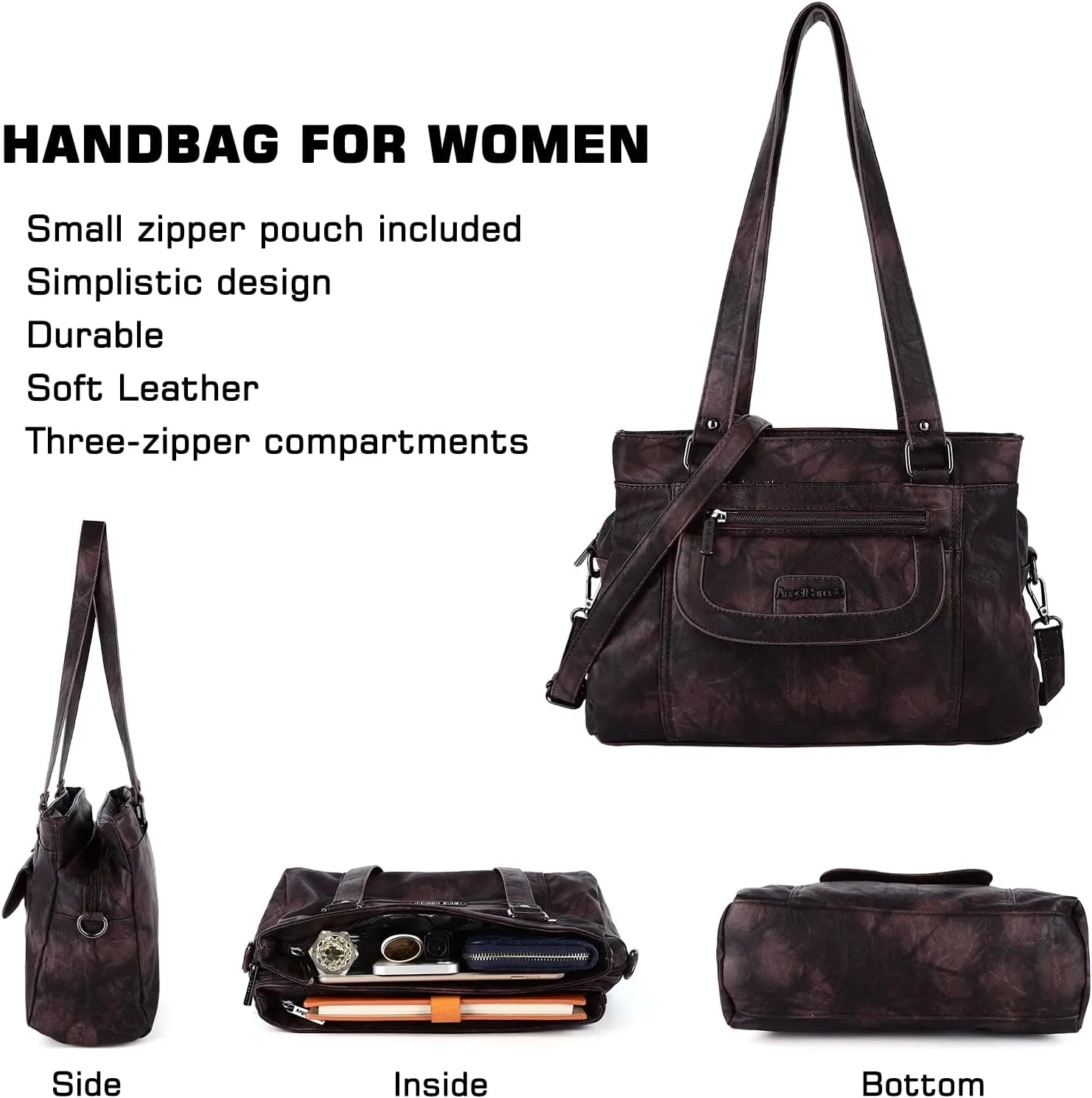 Angel Barcelo Purses and Handbags Women Fashion Tote Bag Shoulder Handbags Top Handle Satchel Hobo Purses