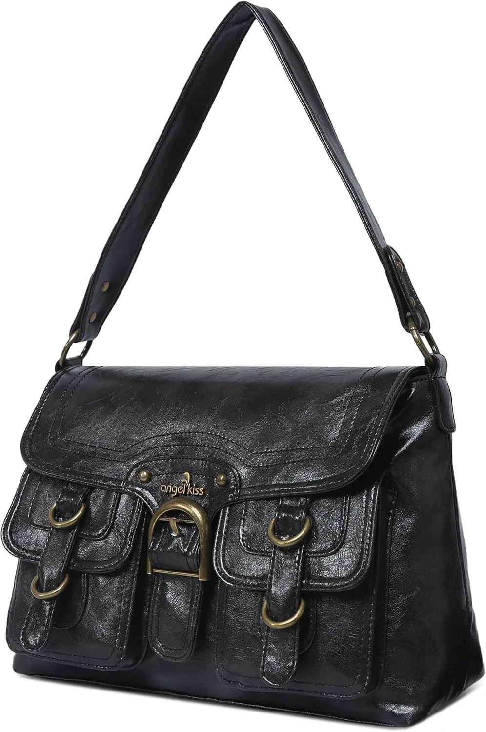 Angel Kiss Purses and Handbags for Women,Vegan Leather Hobo Purses Crossbody Hobo Bag Tote Satchel Handbags