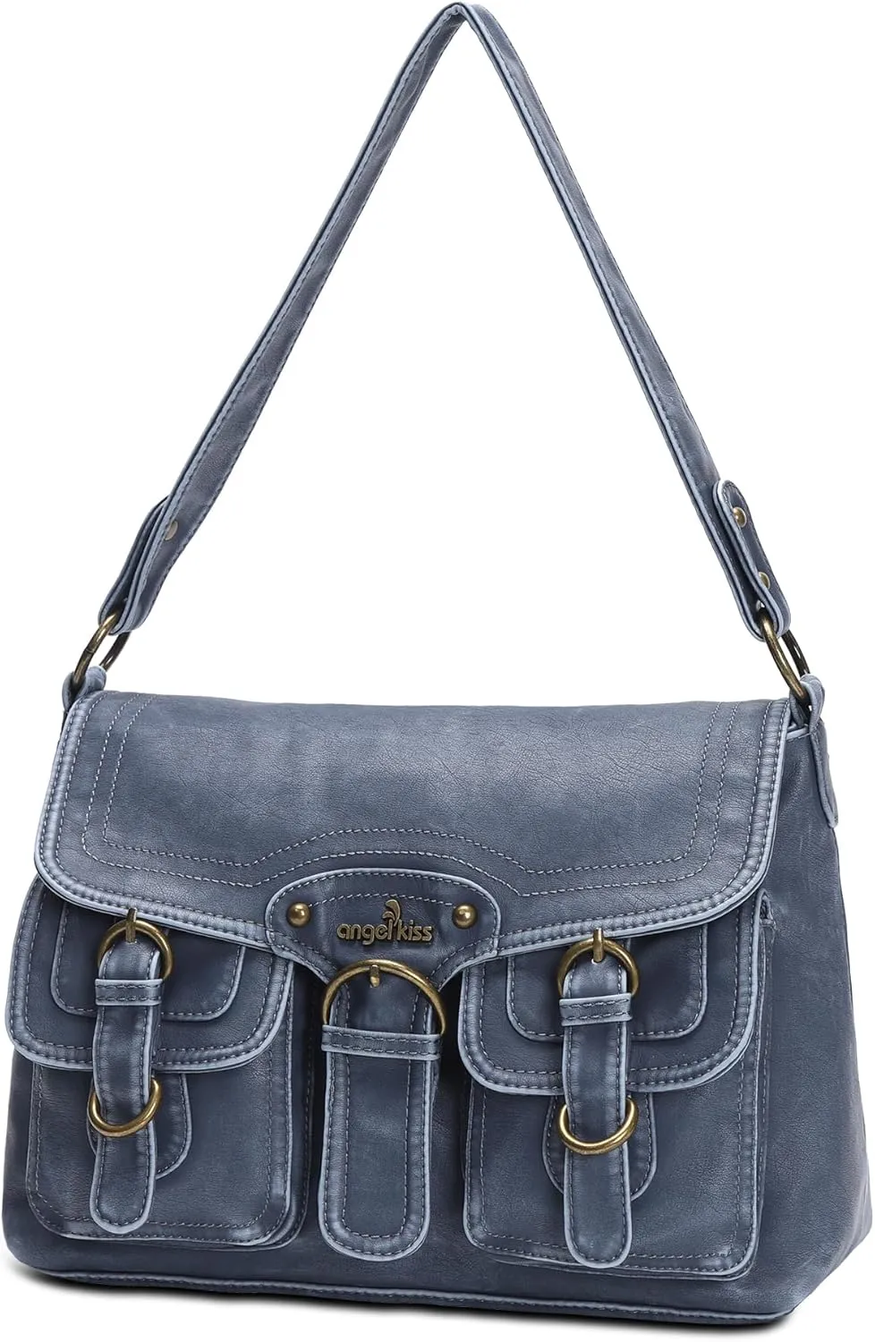 Angel Kiss Purses and Handbags for Women,Vegan Leather Hobo Purses Crossbody Hobo Bag Tote Satchel Handbags
