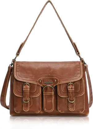 Angel Kiss Purses and Handbags for Women,Vegan Leather Hobo Purses Crossbody Hobo Bag Tote Satchel Handbags