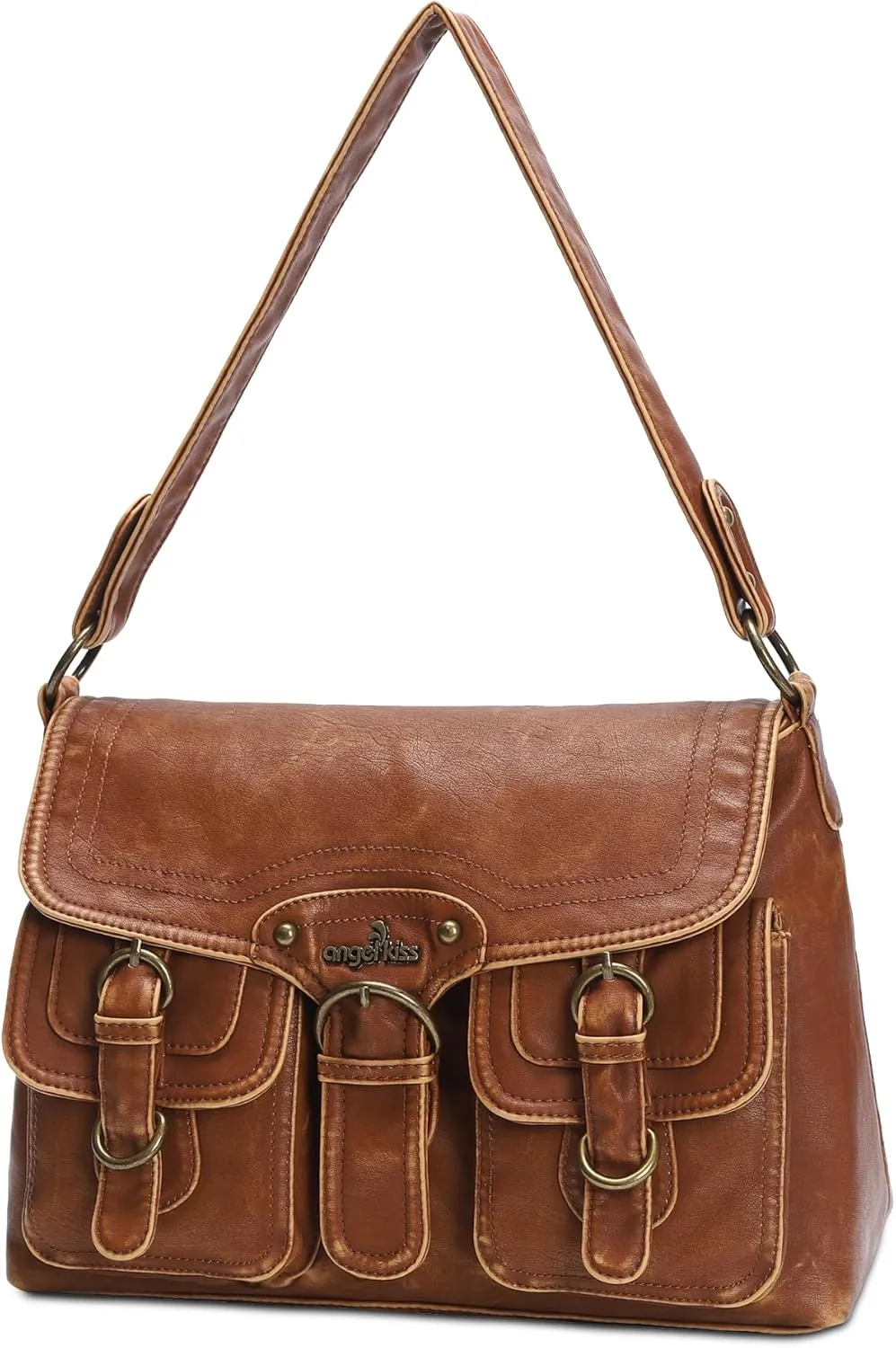 Angel Kiss Purses and Handbags for Women,Vegan Leather Hobo Purses Crossbody Hobo Bag Tote Satchel Handbags