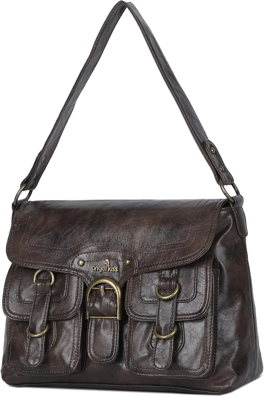 Angel Kiss Purses and Handbags for Women,Vegan Leather Hobo Purses Crossbody Hobo Bag Tote Satchel Handbags