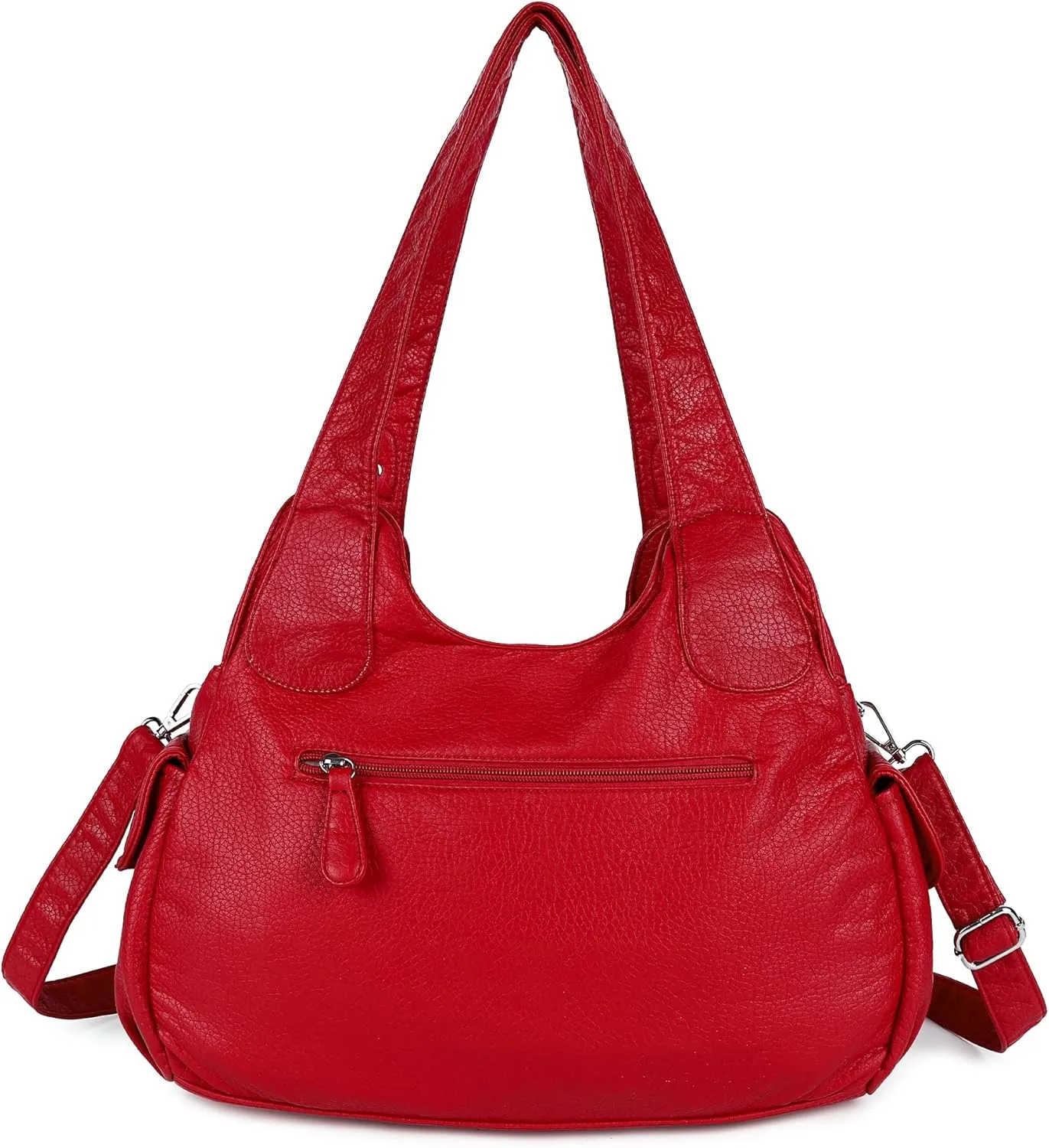 Angelkiss Purses and Handbags for Women Washed Vegan Leather Crossbody Hobo Satchel Shoulder Tote Purse