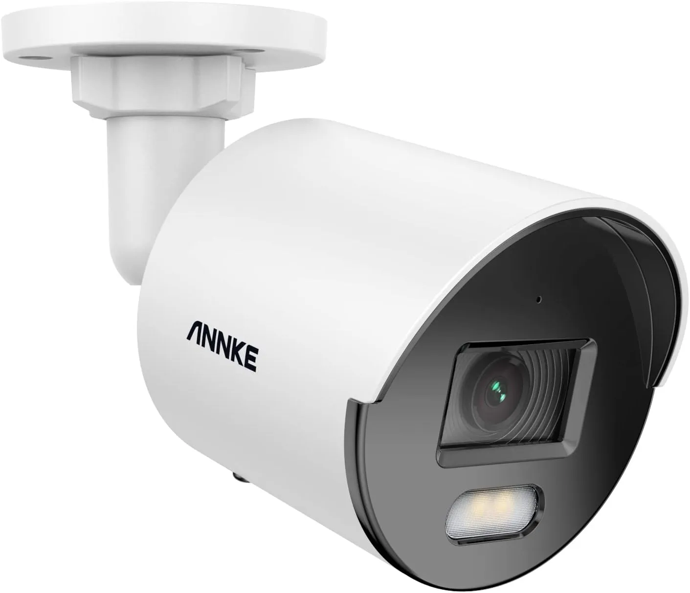 ANNKE NC400 4MP Outdoor POE Camera with 100 ft Color Night Vision, QHD Security Surveillance Bullet Camera, Metal Housing & IP67 Weatherproof, Work POE CCTV System and Third Party NVR
