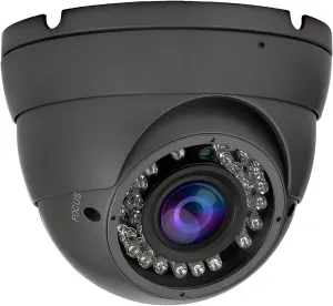 Anpviz Analog CCTV Camera HD 1080P 4-in-1 (TVI/AHD/CVI/960H CVBS) Security Dome Camera, 2.8-12mm Varifocal Lens Video Surveillance, Weatherproof Metal Housing 36 IR-LEDs Day& Night Outdoor(Grey)