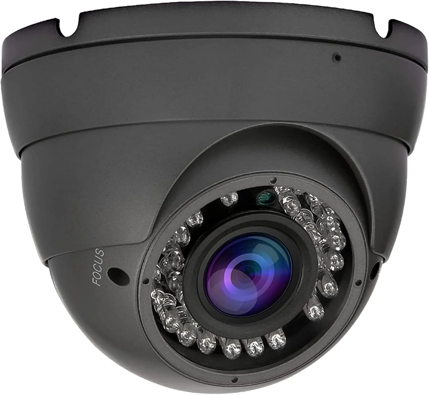 Anpviz Analog CCTV Camera HD 1080P 4-in-1 (TVI/AHD/CVI/960H CVBS) Security Dome Camera, 2.8-12mm Varifocal Lens Video Surveillance, Weatherproof Metal Housing 36 IR-LEDs Day& Night Outdoor(Grey)