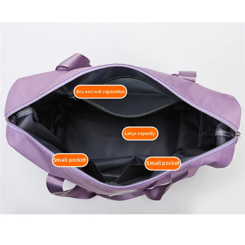 ANYMOM Mommy Diaper Bag Black Waterproof Handbag Expandable Size With Zipper