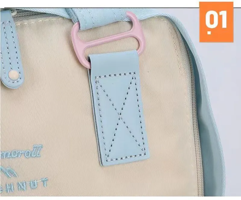 ANYMOM Mommy Diaper Bag Nappy Backpack Large Size Big Cute Ear Dog Design Mommy Bag for Travel