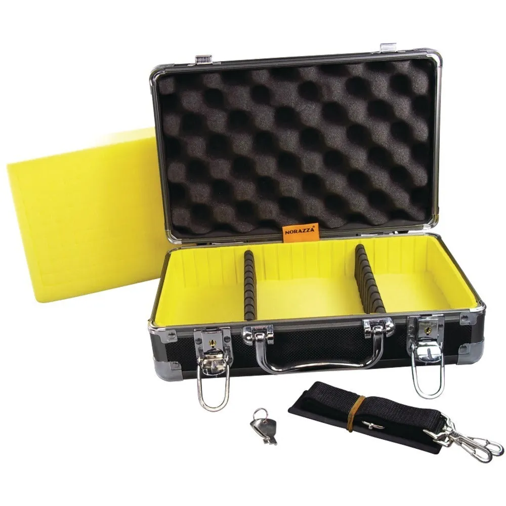 APE CASE ACHC5450 Aluminum Hard Case (Exterior dim: 7.5H x 3.88W x 11.88D; Interior dim: 7H x 3.38W x 11.29D)