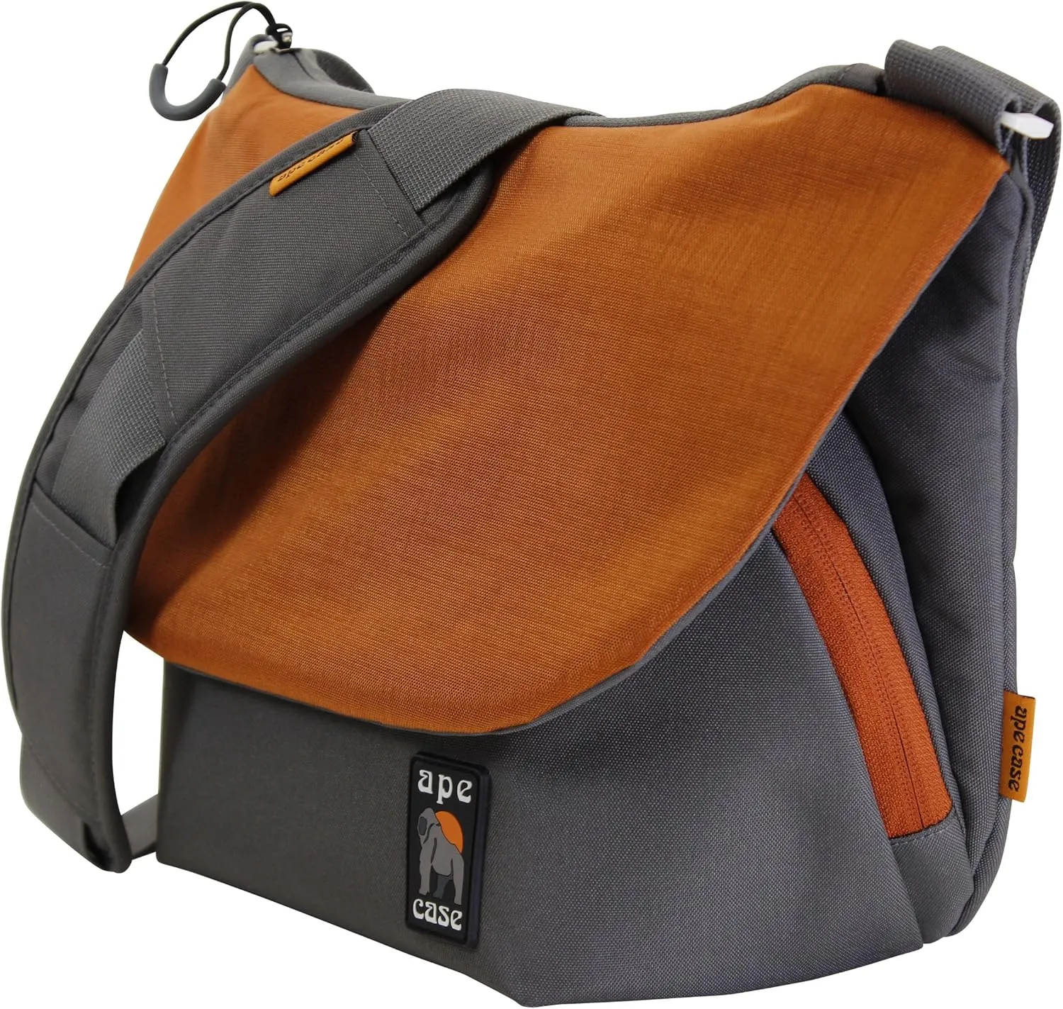 Ape Case, Messenger Bag, Large, Orange, Camera Insert Included, Shoulder Strap Included, Tablet Compartment (AC580OR)