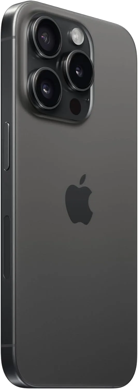 Apple iPhone 15 Pro, 128GB, Black Titanium - AT&T (Renewed)
