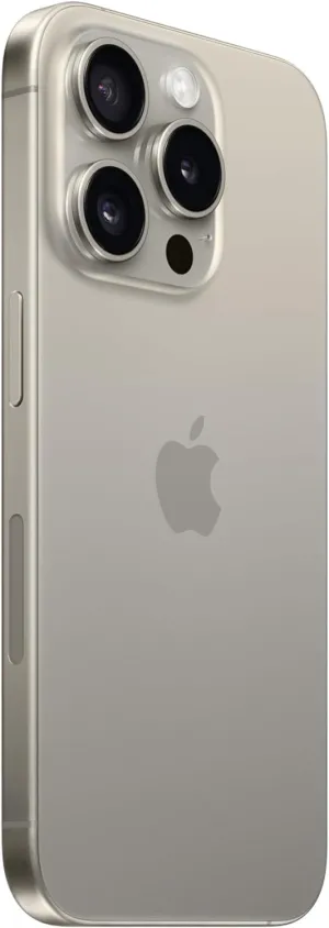 Apple iPhone 15 Pro, 256GB, Natural Titanium - AT&T (Renewed)
