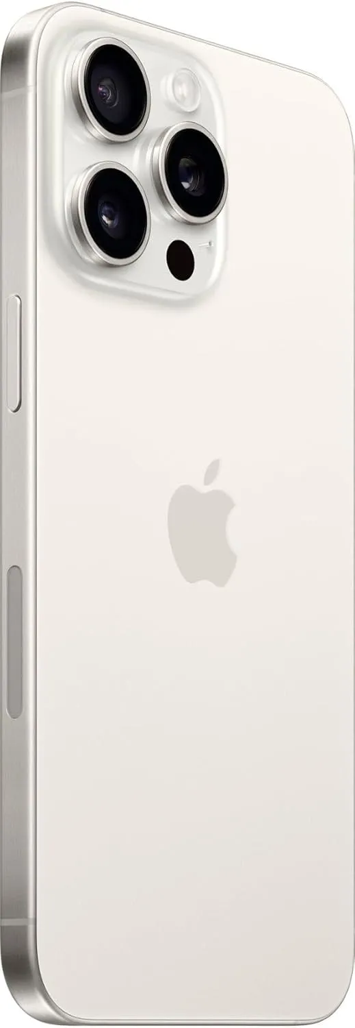 Apple iPhone 15 Pro, 256GB, White Titanium - AT&T (Renewed)