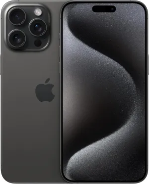 Apple iPhone 15 Pro Max, 256GB, Black Titanium - AT&T (Renewed)