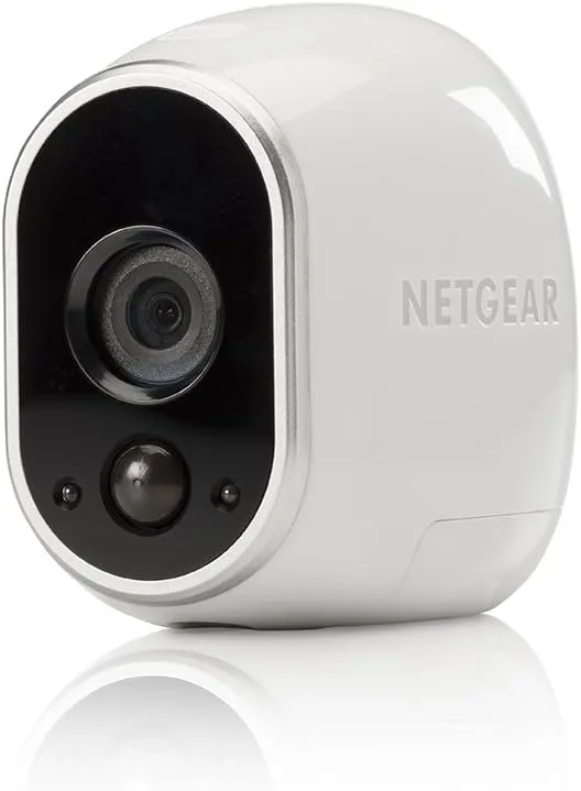 Arlo - Add-on Camera | Night Vision, Indoor/Outdoor, HD Video, Wall Mount | Cloud Storage Included | Works with Arlo Base Station (VMC3030-100NAR) - (Renewed)